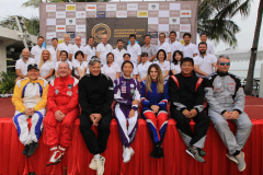 Racer and team photo at the Singapore Asia Powerboat Championship