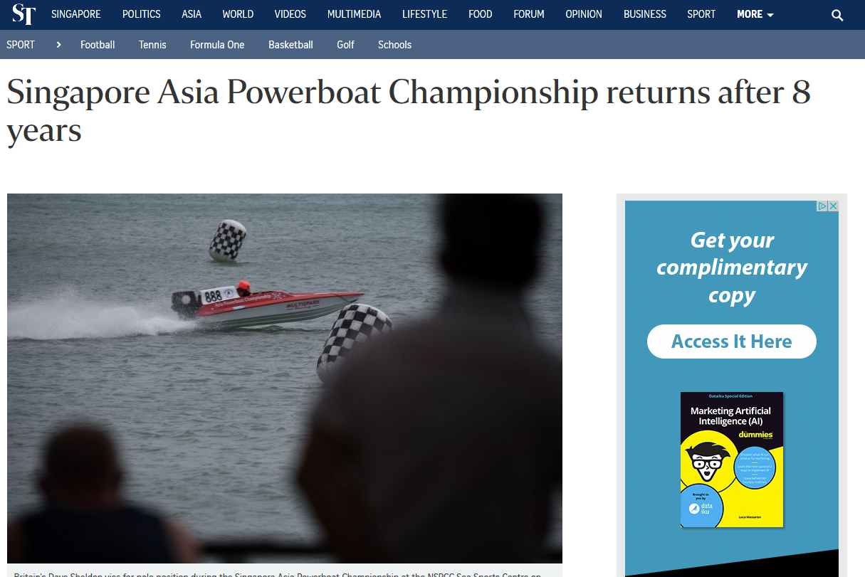 Singapore Asia Powerboat Championship returns after 8 years