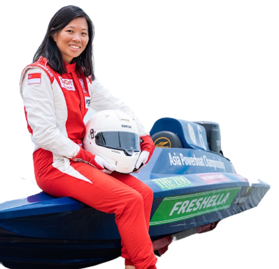 Denelle Tan Yu Lin - Asia Powerboat Championship Racer
